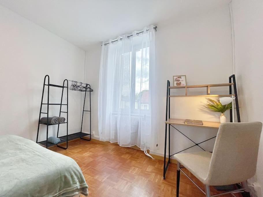 1 Appartement 3P Ideal Famille Travail Renove Lumineux Parking Gratuit Mulhouse Bagian luar foto