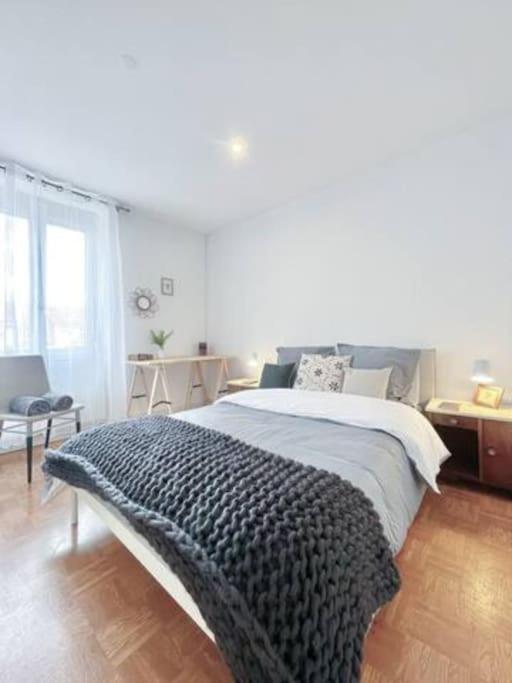 1 Appartement 3P Ideal Famille Travail Renove Lumineux Parking Gratuit Mulhouse Bagian luar foto